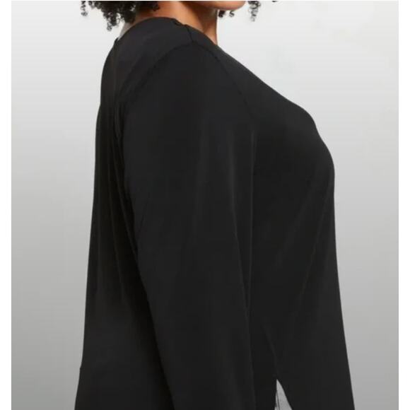 Universal Standard Clean Column Tunic 4XS 00 0 Black 2XS NWT Shirt Top Capsule - Picture 4 of 6